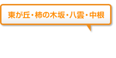 東が丘・柿の木坂・八雲・中根